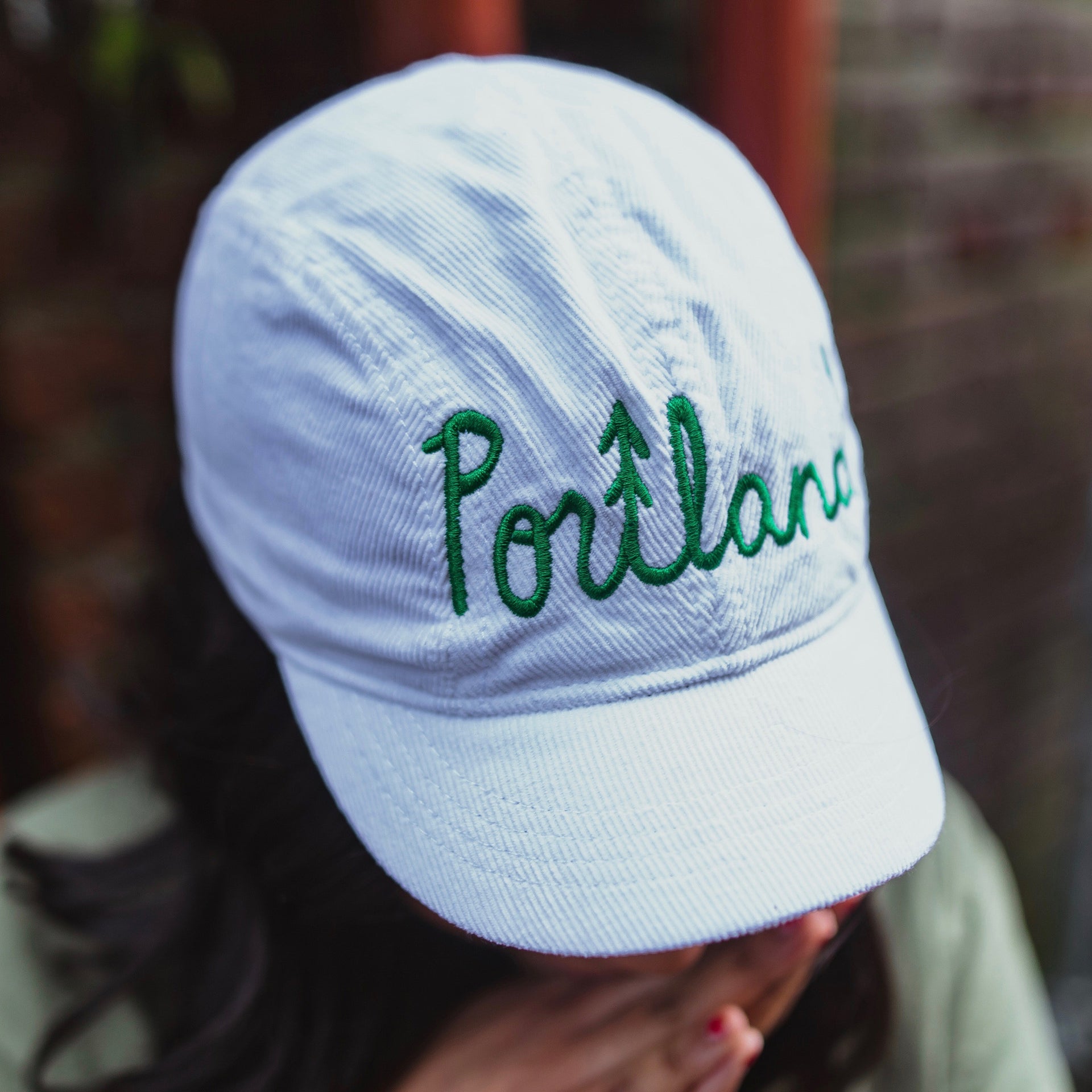 Portland Corduroy Short Bill Hat (Women's Fitted)