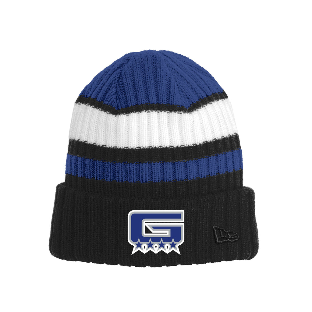 Grant Track New Era Striped Beanie