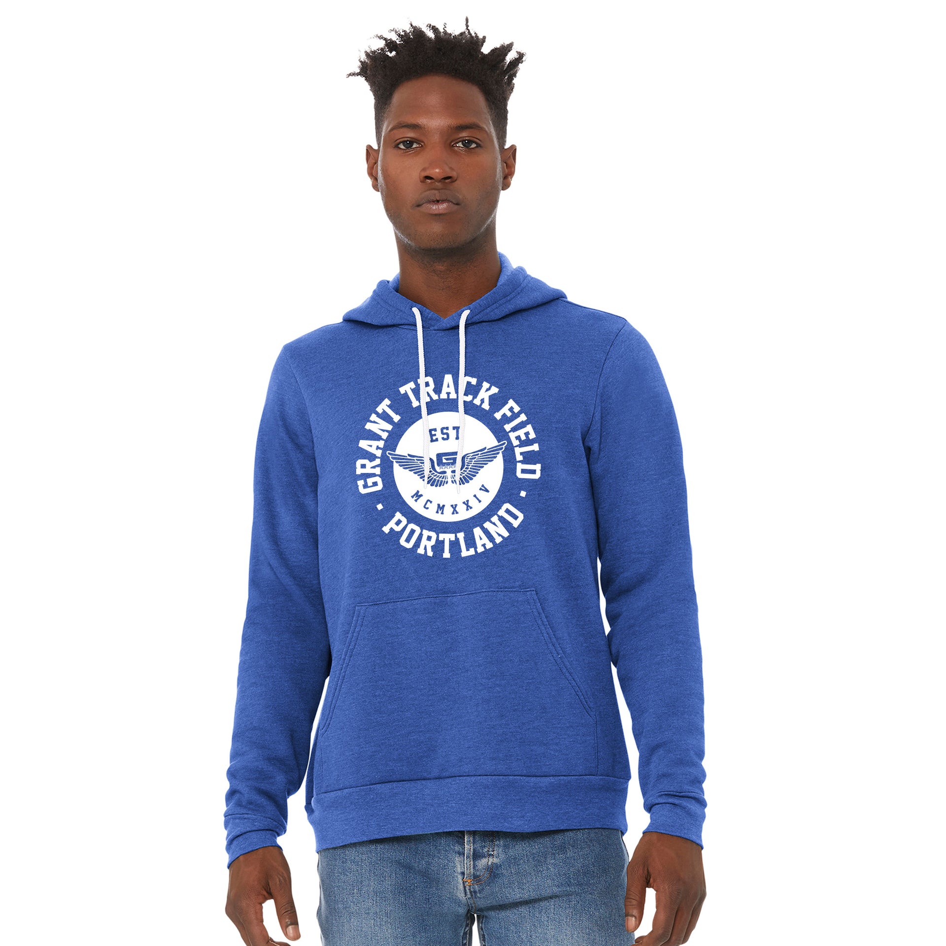 Grant Track Sponge Fleece Hoodie (Unisex)