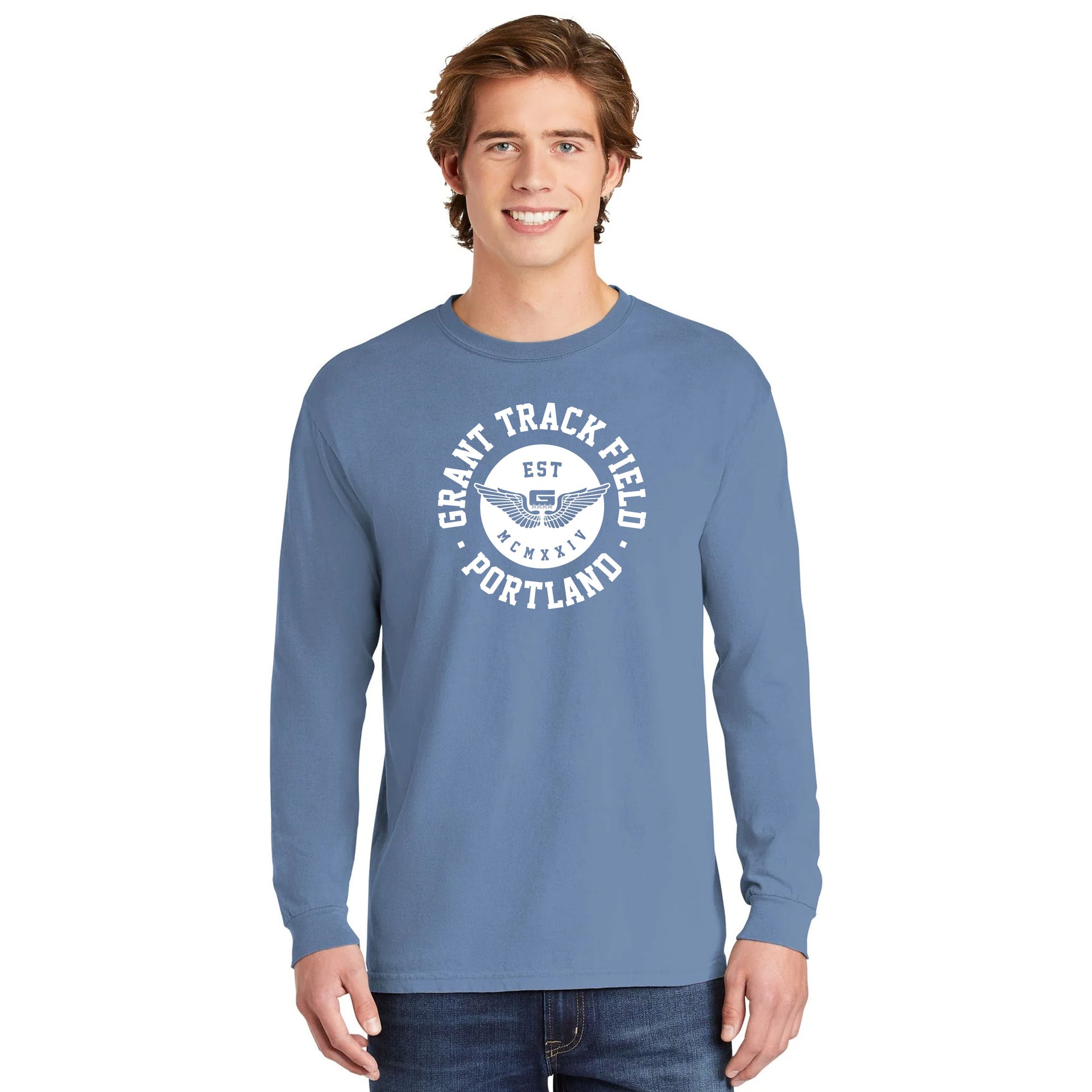 Grant Track Comfort Colors Long Sleeve Tee (Unisex)