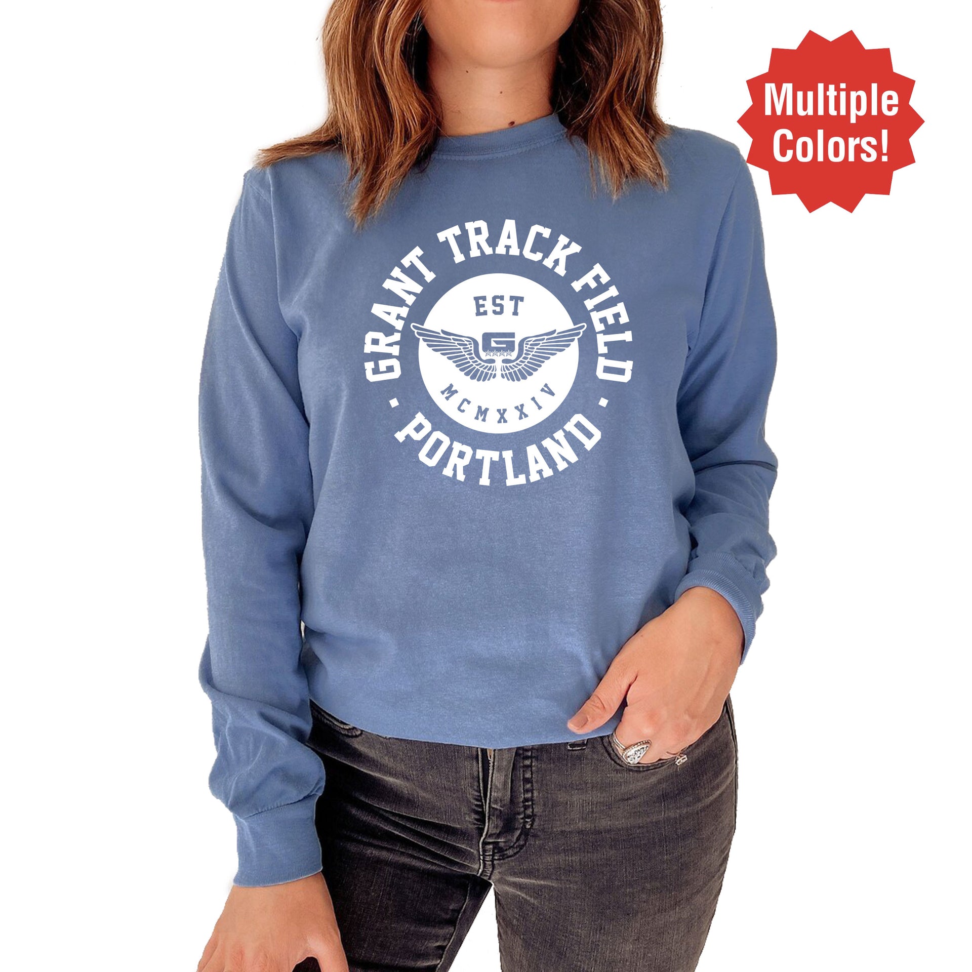 Grant Track Comfort Colors Long Sleeve Tee (Unisex)