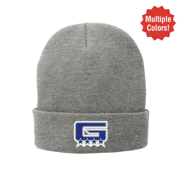 Grant Track Fleece-Lined Knit Beanie