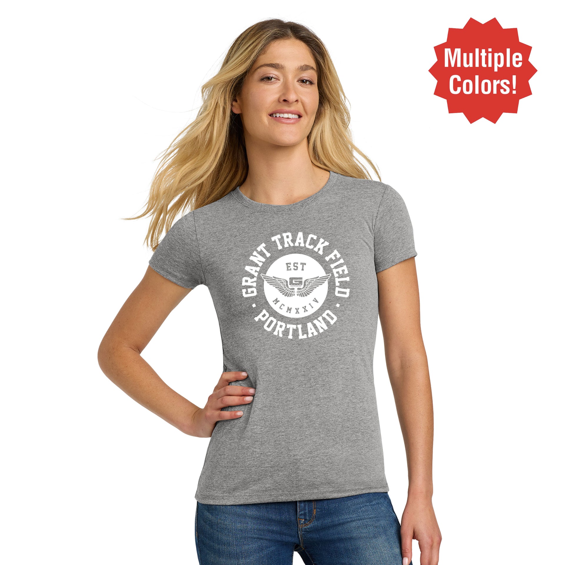 Grant Track Tri-Blend Tee (Ladies)